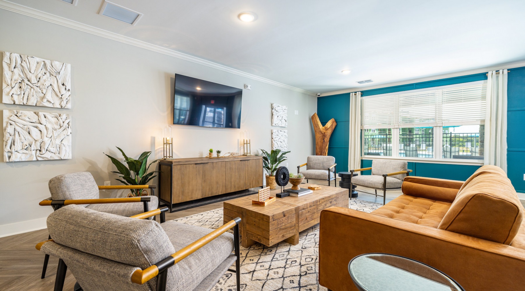 Clubhouse lounge Clubhouse lounge